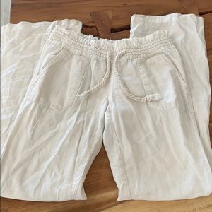 White Roxy Pants